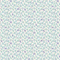 Makower Sweet Things Blue & Purple Square Print FQ