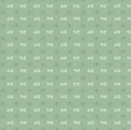 Meadow Walk Green Teal Butterfly Print 