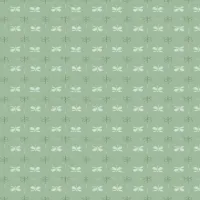 Meadow Walk Green Teal Butterfly Print 