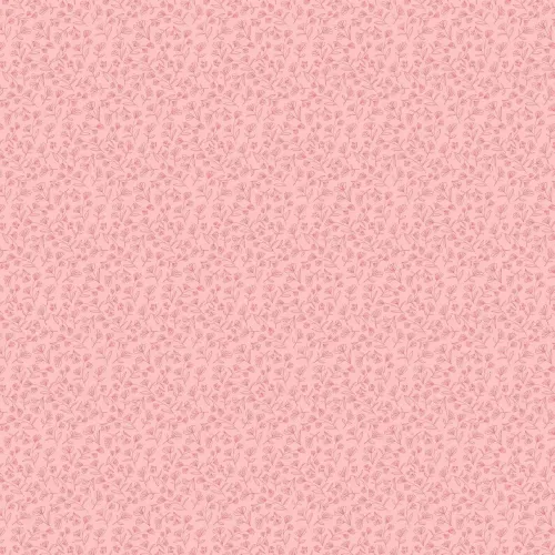 Meadow Walk Soft Pink Leaf Vine Pink 