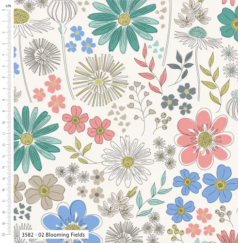 Secret Garden Large Floral Print 