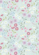 Lewis & Irene Pressed Flowers Large Floral Print 
