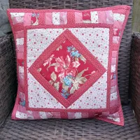 On Point Cushion Cover Fabric Kit Lighthouse Pink 