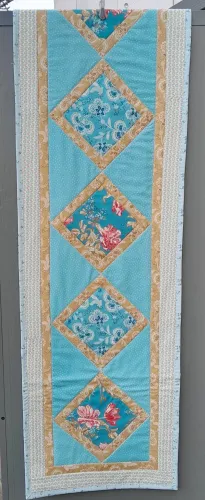 On Point Table Runner Lighthouse Blue Fabric Kit 