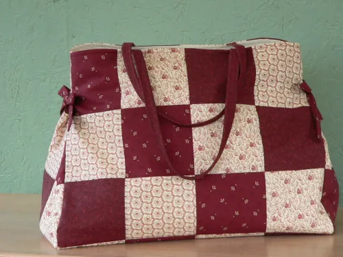Patches Tote Bag Downloadable Pattern