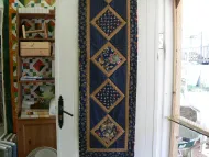 Squares on Point Table Runner Downloadable pattern