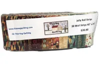 Makower Golden 2.5" 20 Strip Pre Cut Pack 